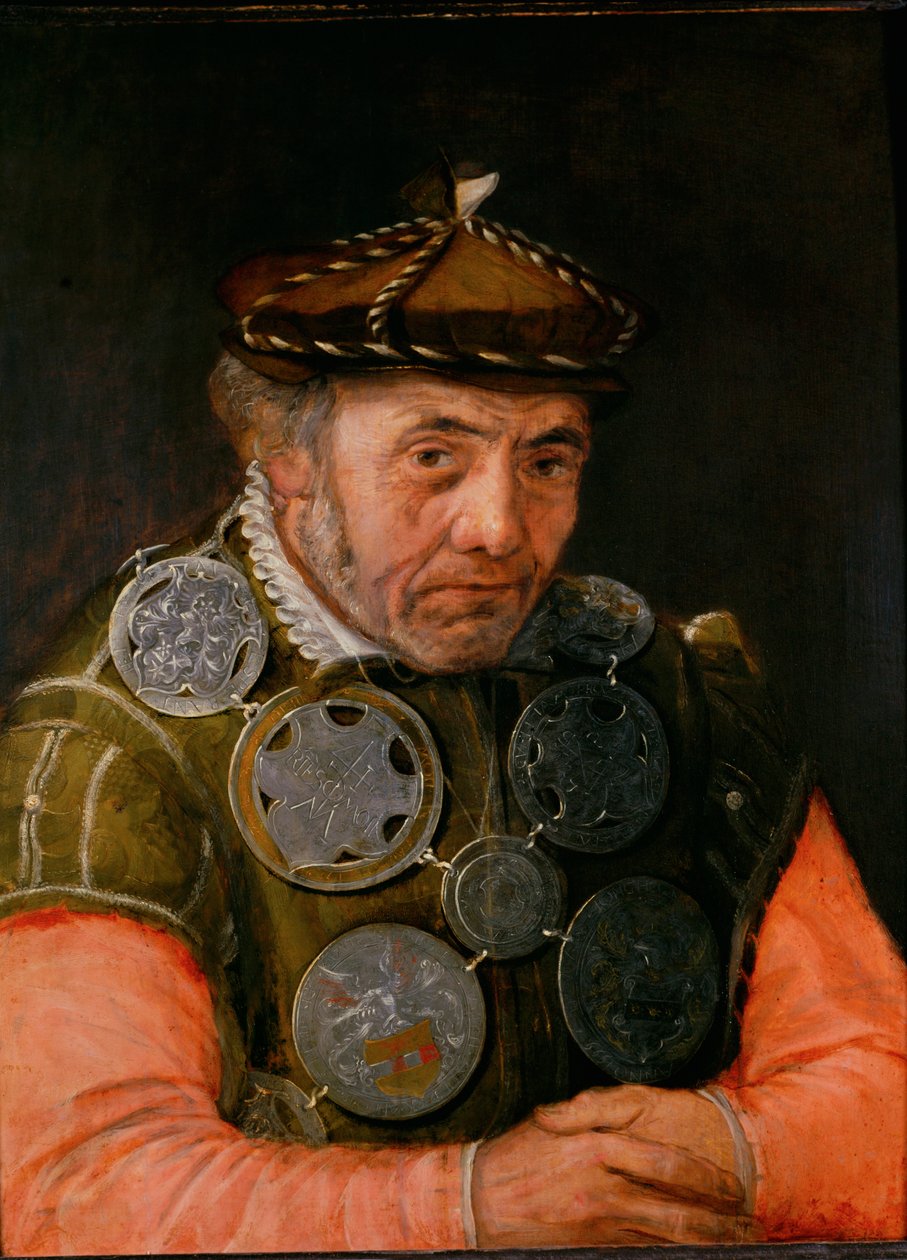 Posel komory rétorů nebo cechu ... od Frans Floris