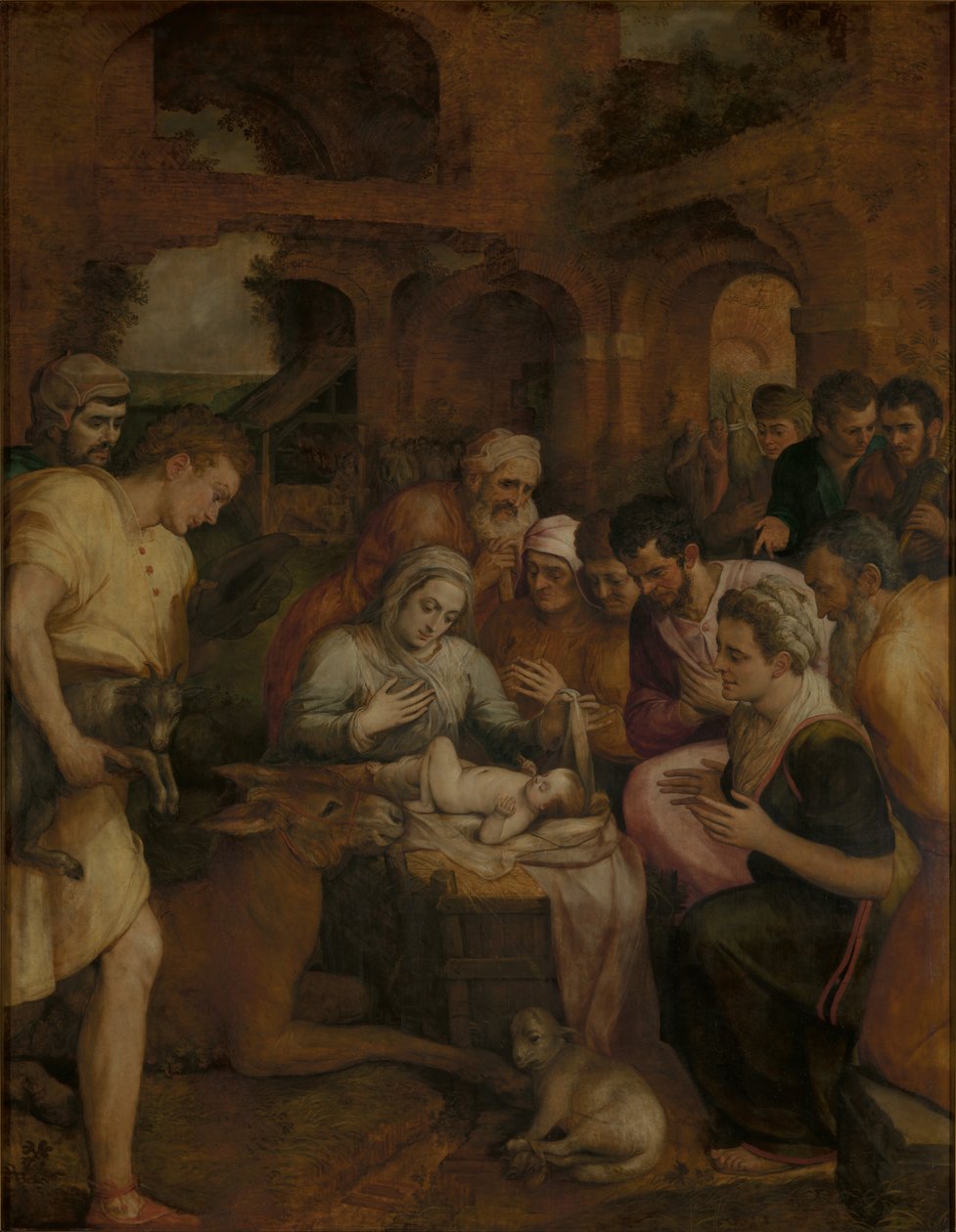 Klanění pastýřů od Frans Floris