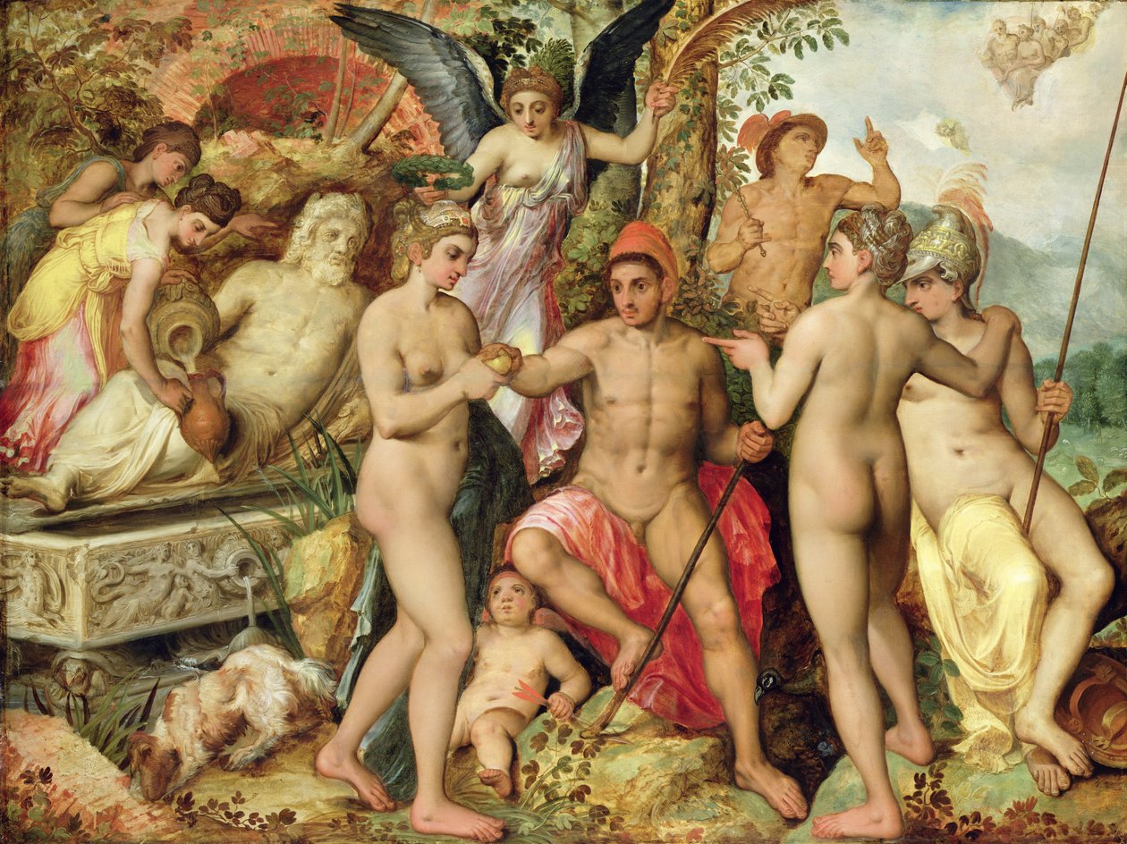 Soud v Paříži, 1548 od Frans Floris