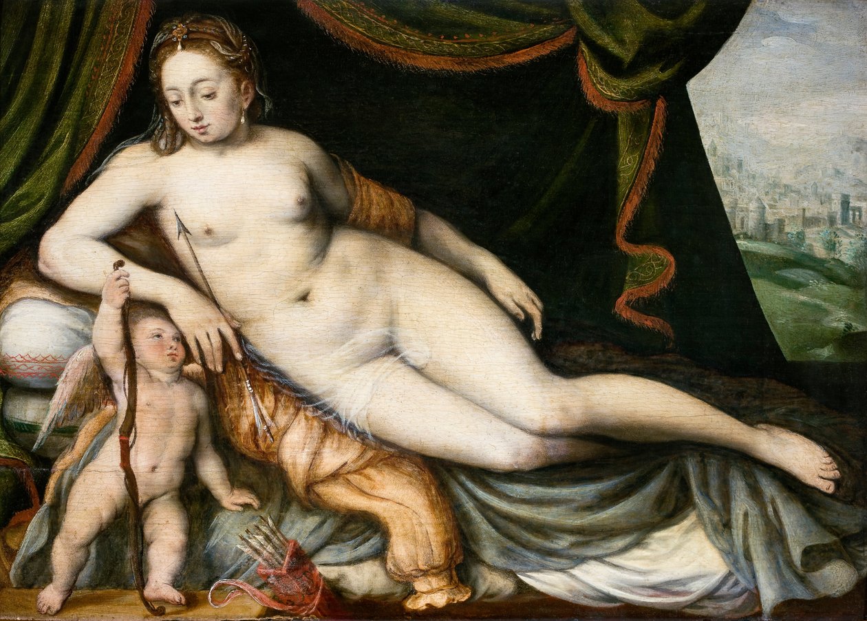 Venuše a Amor od Frans Floris I