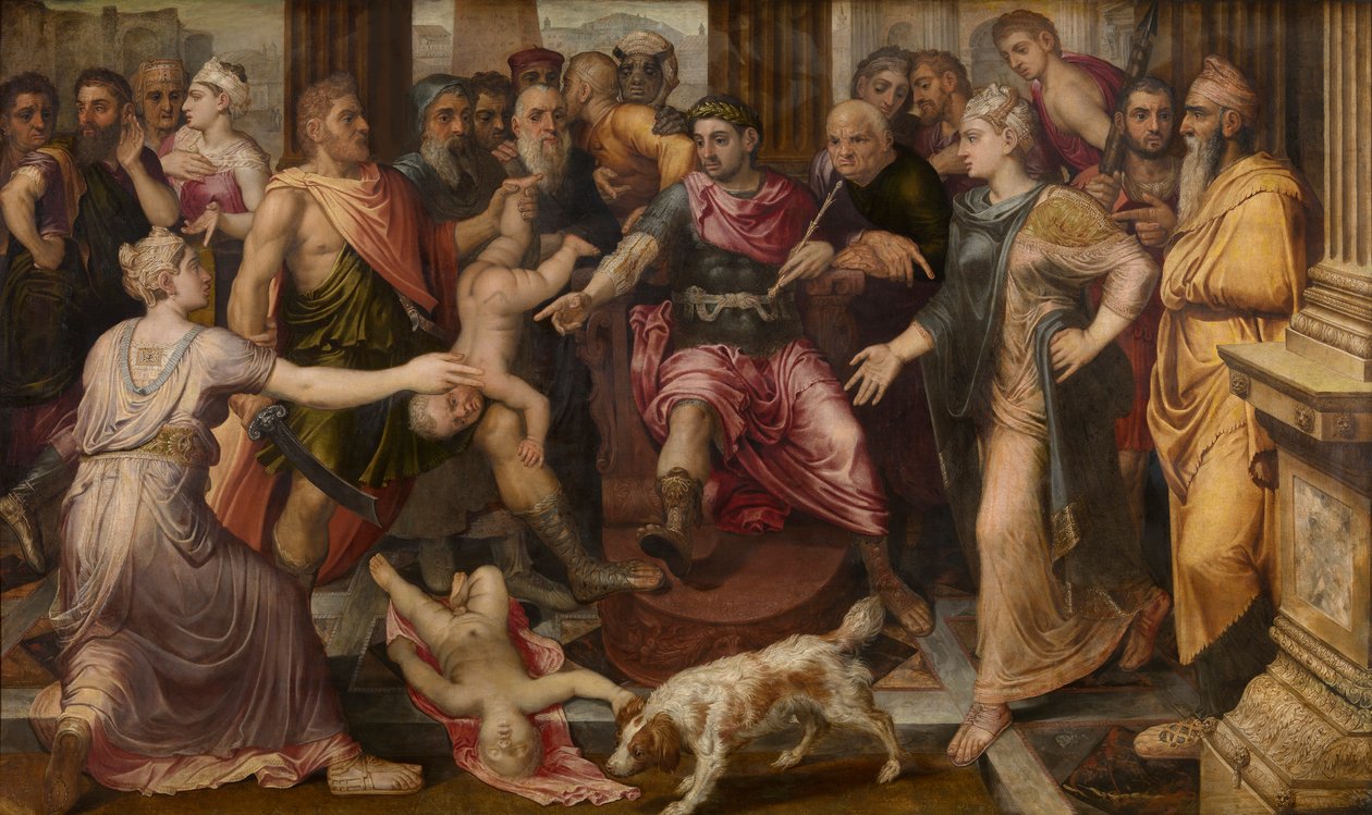Soud Šalamounův, cca 1547. od Frans Floris the Elder