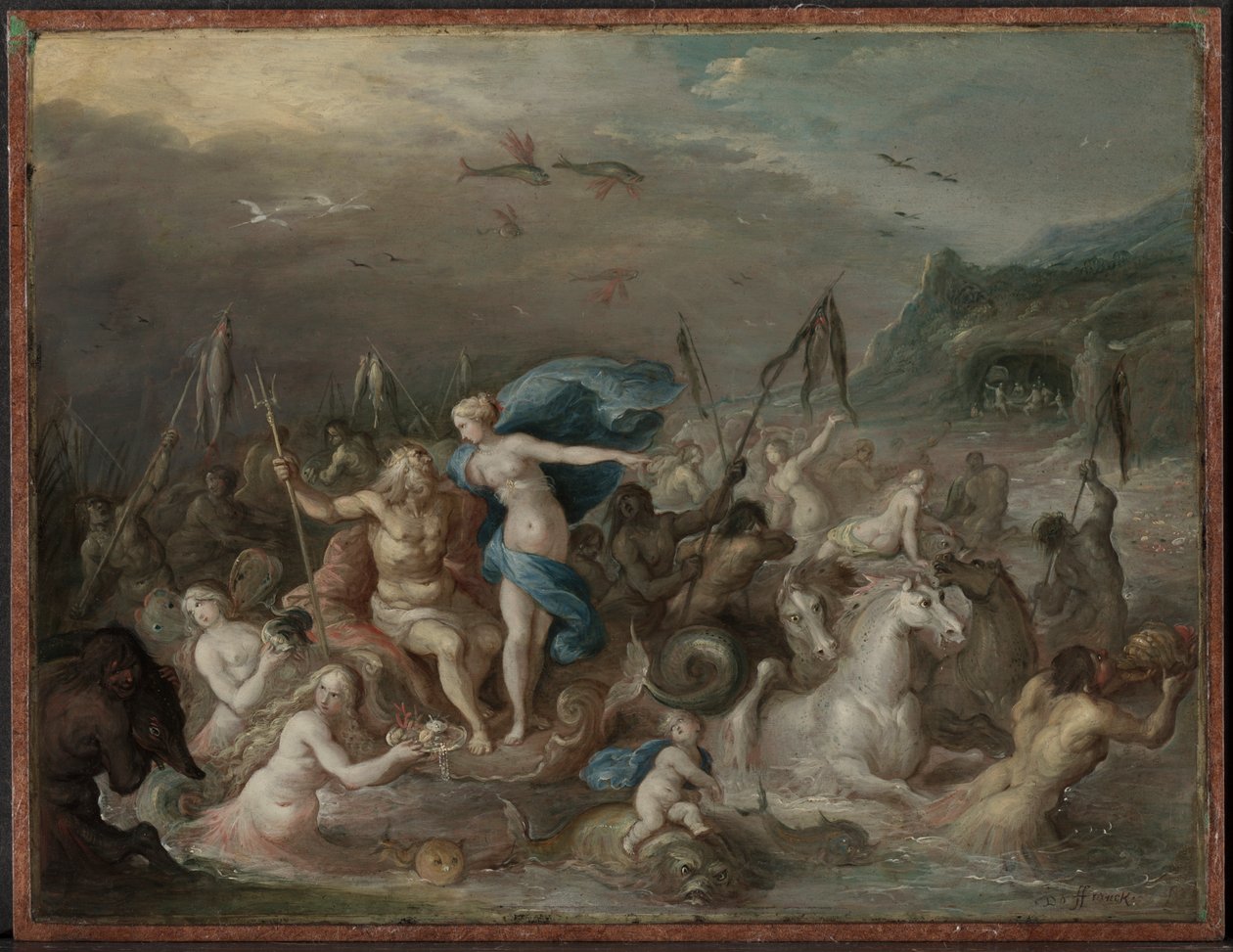 Triumf Neptuna a Amfitritu od Frans Francken