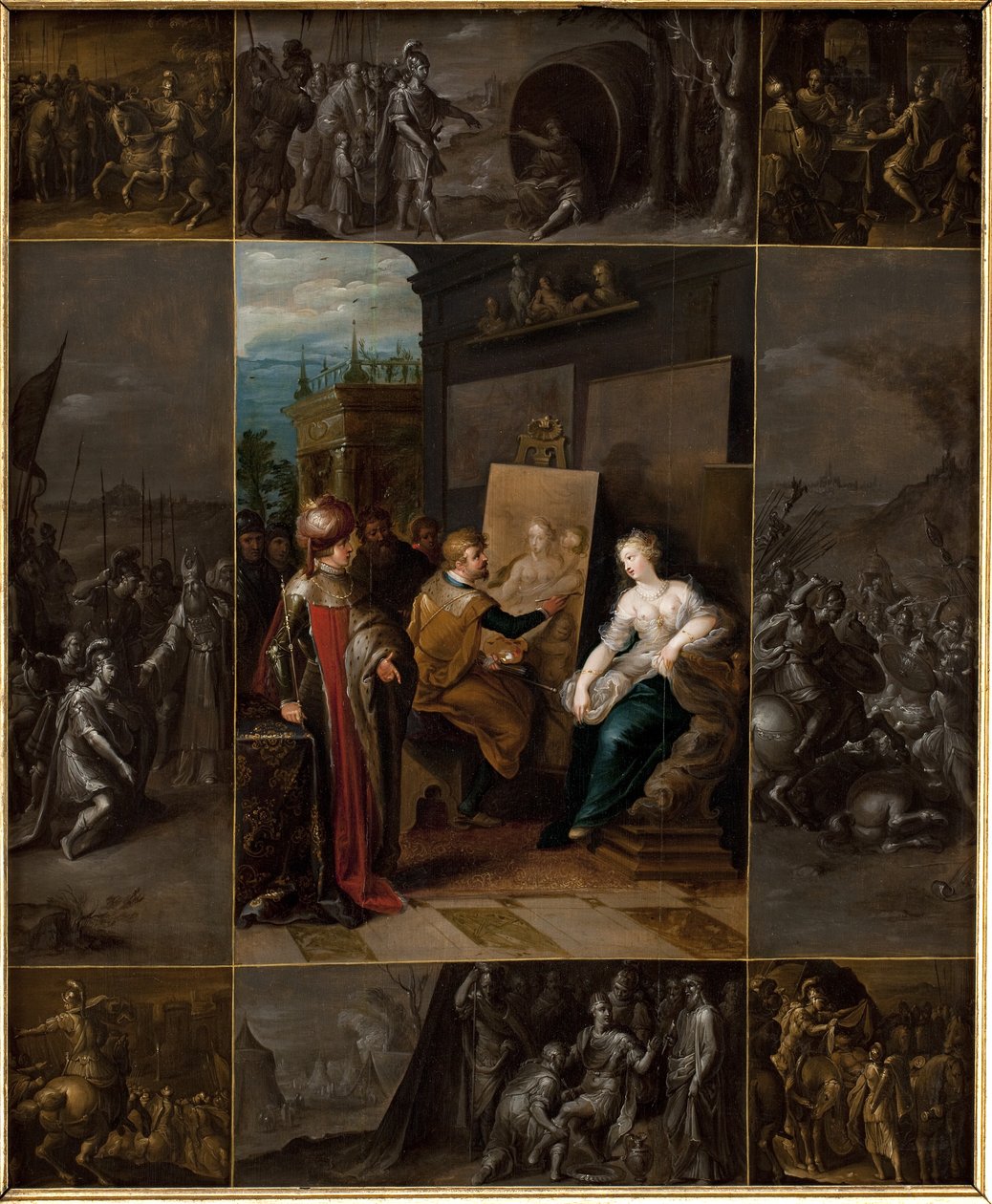 Apelles Painting Campaspe od Frans Francken d.Y.