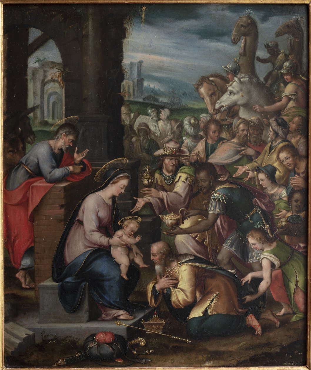 Klanění tří králů od Frans Francken d.Æ.