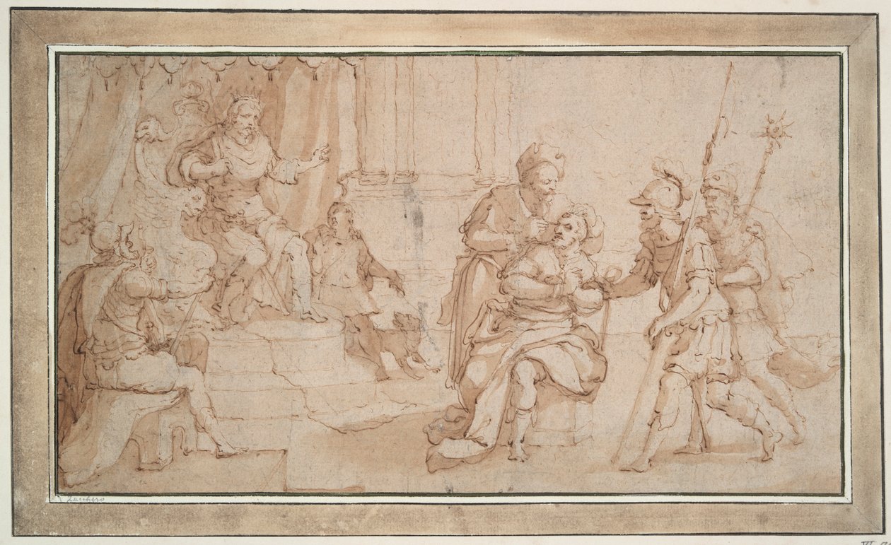 Oslepení Zaleuka z Locri od Frans Francken the Younger