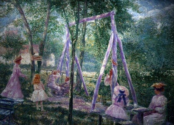 jaro (olej na plátně) od Frans Gaillard