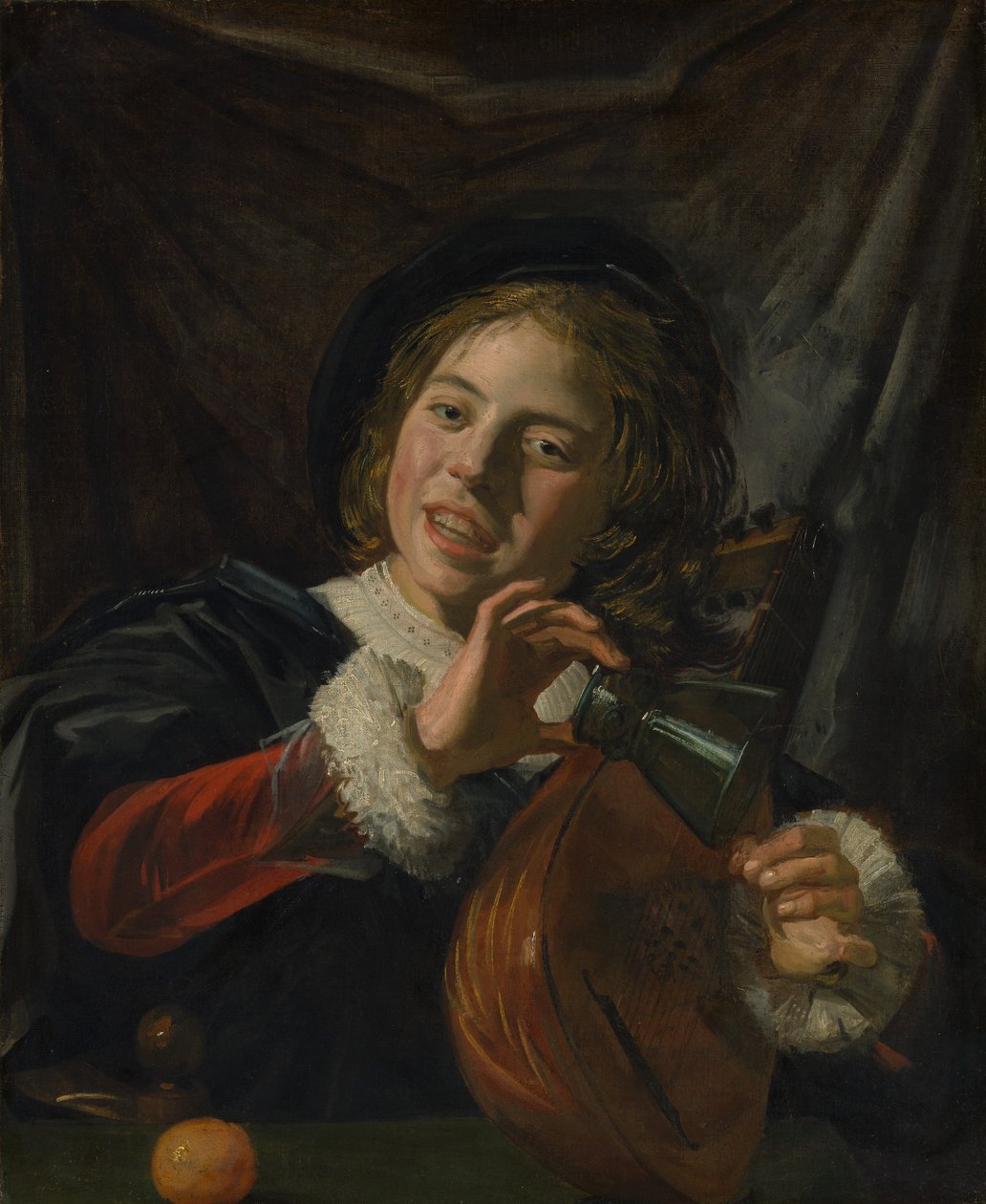Chlapec s loutnou, ca. 1625. od Frans Hals
