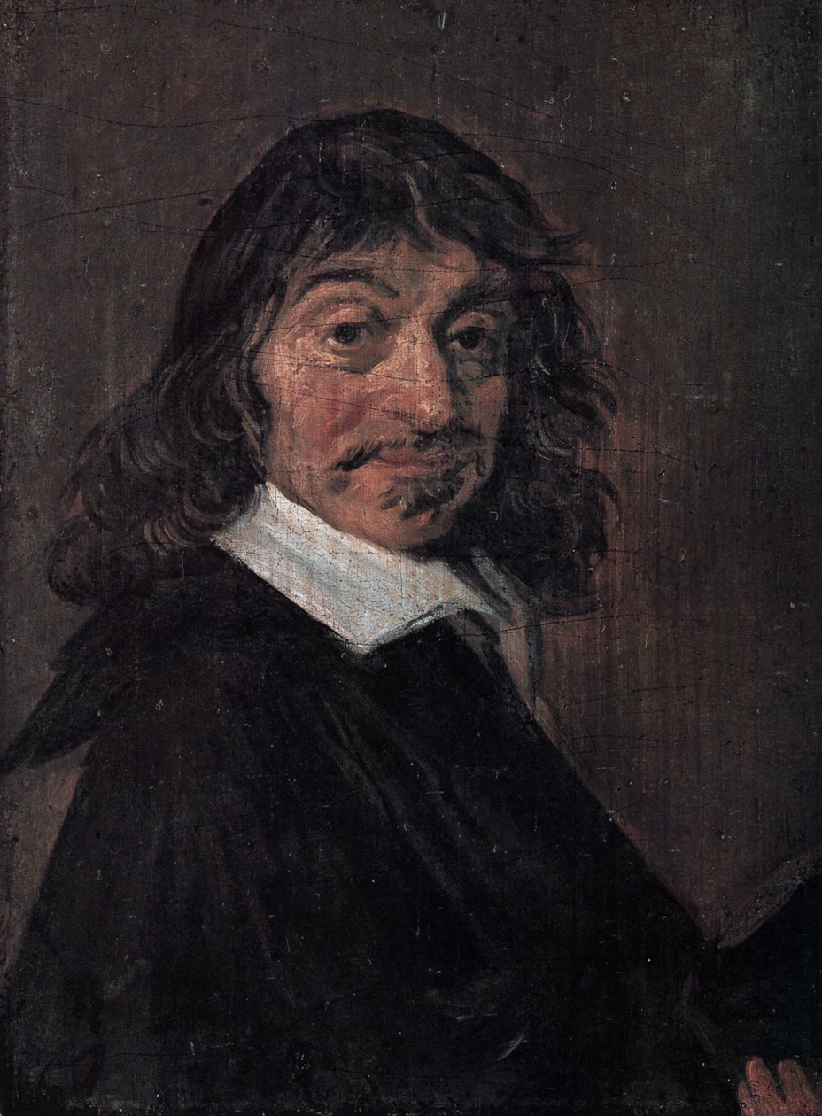 Dánština: René Descartes (1596-1650) Portrét Reného Descarta od Frans Hals