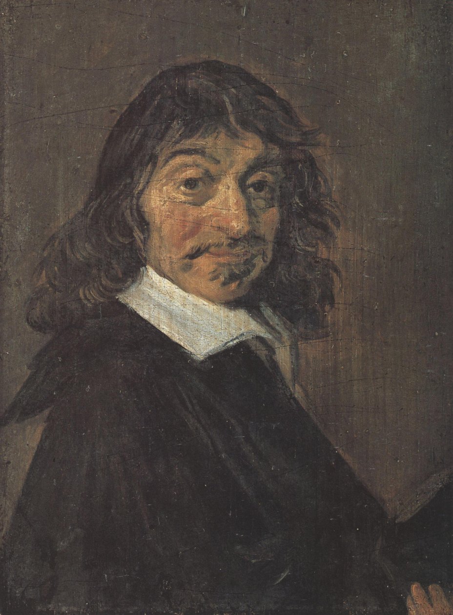 Dánština: René Descartes (1596-1650) Portrét Reného Descarta od Frans Hals