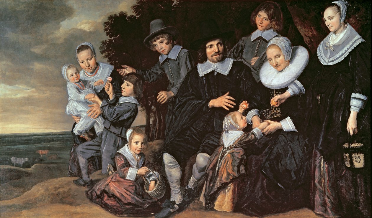 Rodinná skupina v krajině, c.1647-50 od Frans Hals