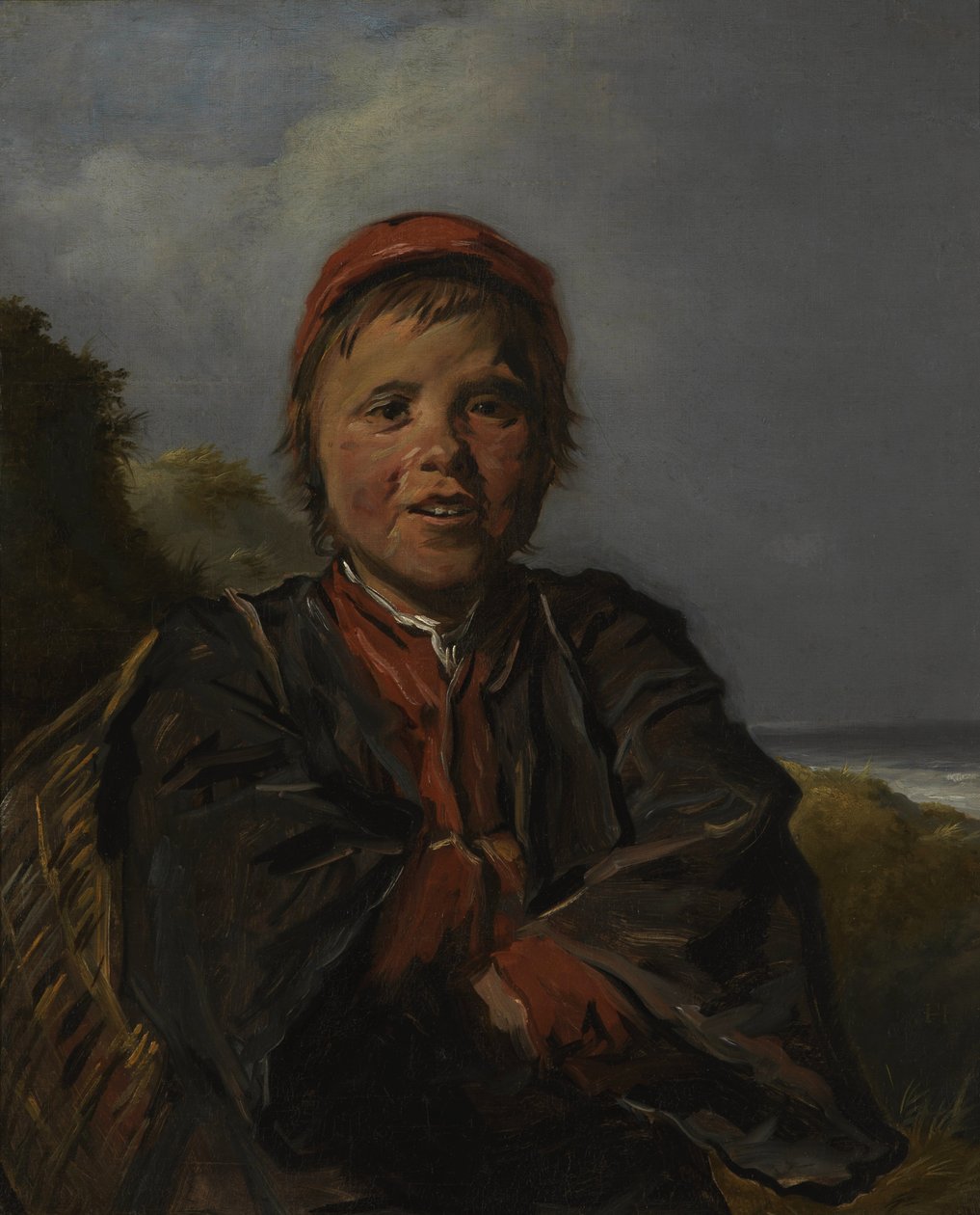 Rybář v krajině od Frans Hals