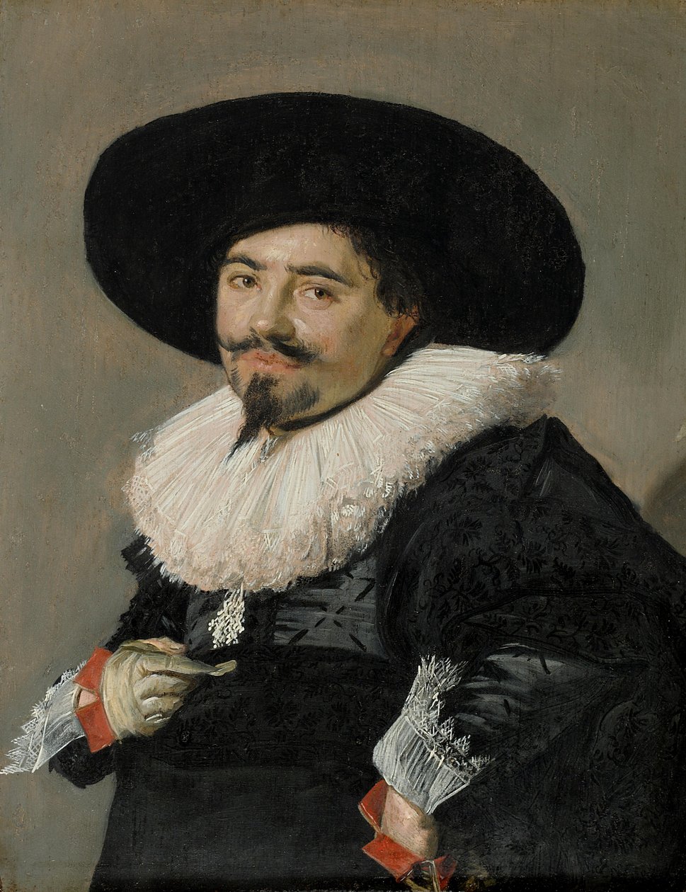Německy: Bildnis eines Mannes Portrét muže, pravděpodobně Palamedes od Frans Hals