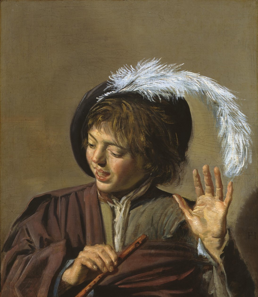 Chlapec s flétnou od Frans Hals