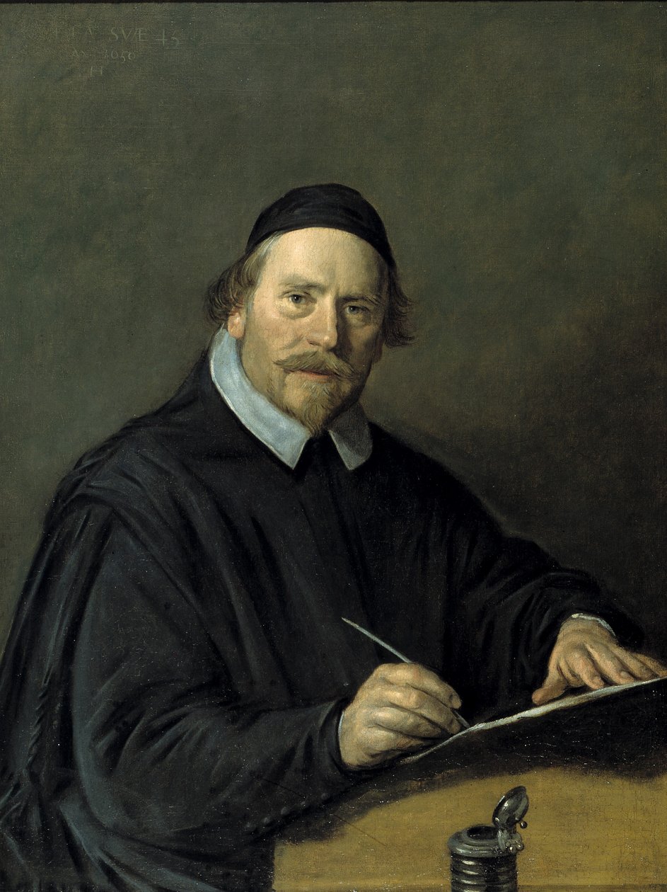 Nicolaas Stenius nebo Nicolaas van der Steen, katolický farář v Akerslootu v roce 1650. od Frans Hals