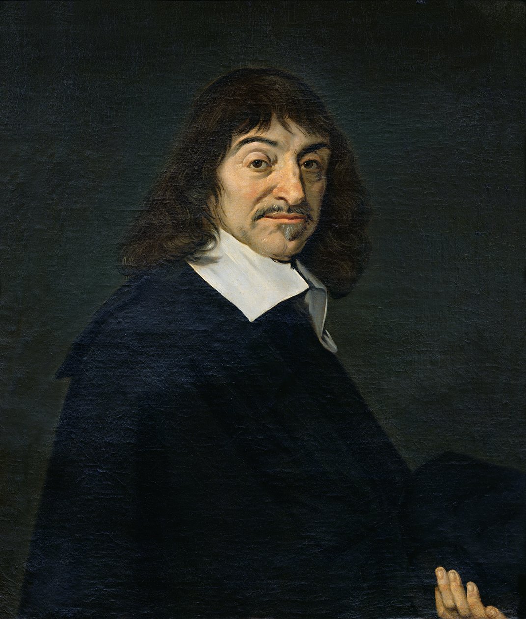 Portrét René Descartes (1596-1650) kolem 1649 od Frans Hals