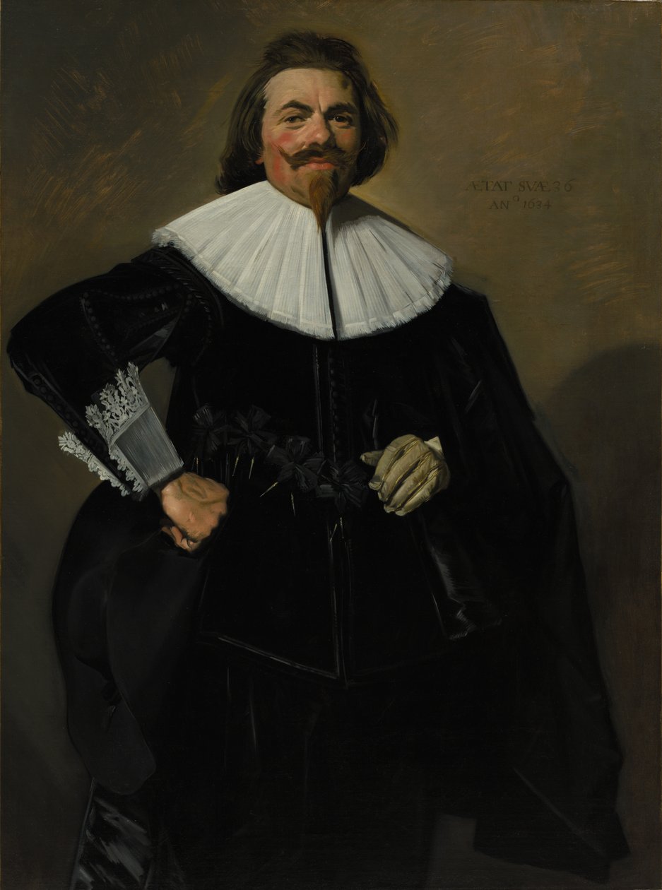 Portrét Tielemana Roostermana, 1634. od Frans Hals