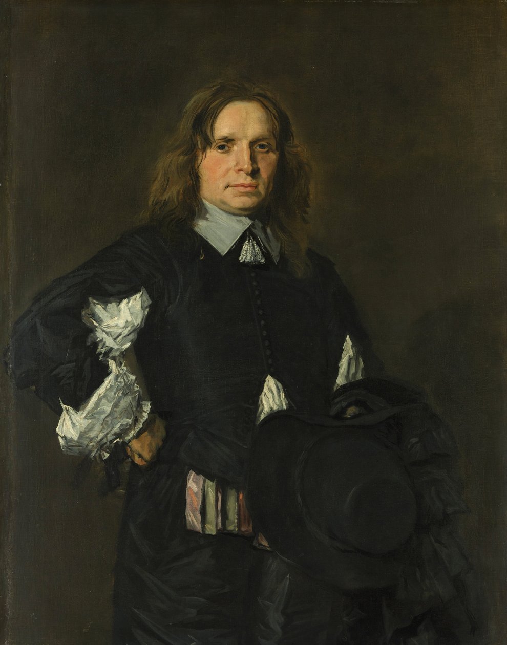 Portrét muže, cca 1610 (olej na plátně) od Frans Hals