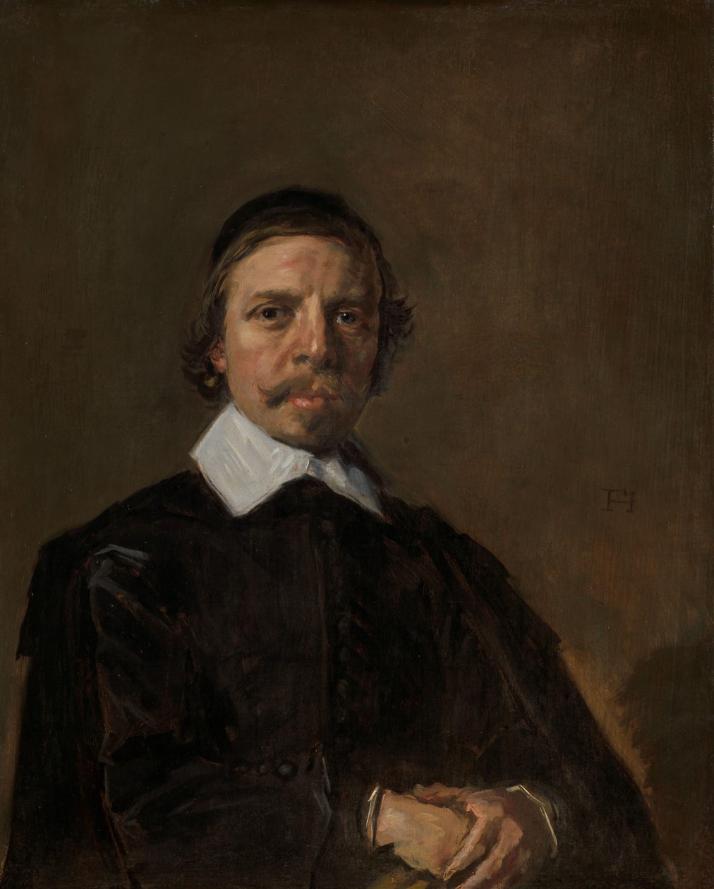 Portrét muže, možná duchovního od Frans Hals