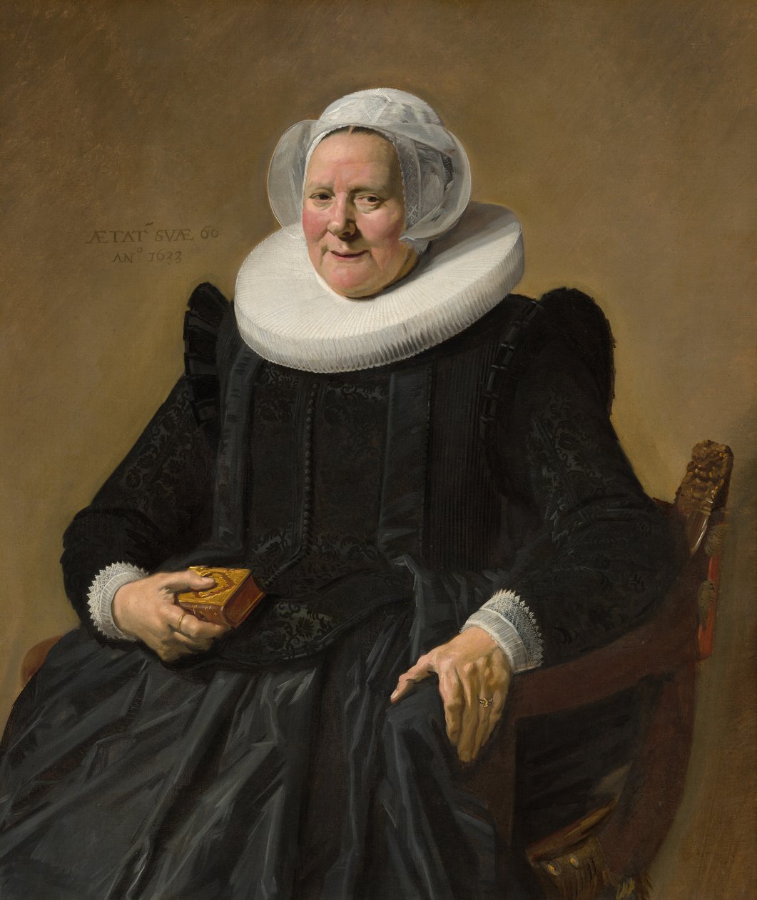 Portrét šedesátileté ženy od Frans Hals