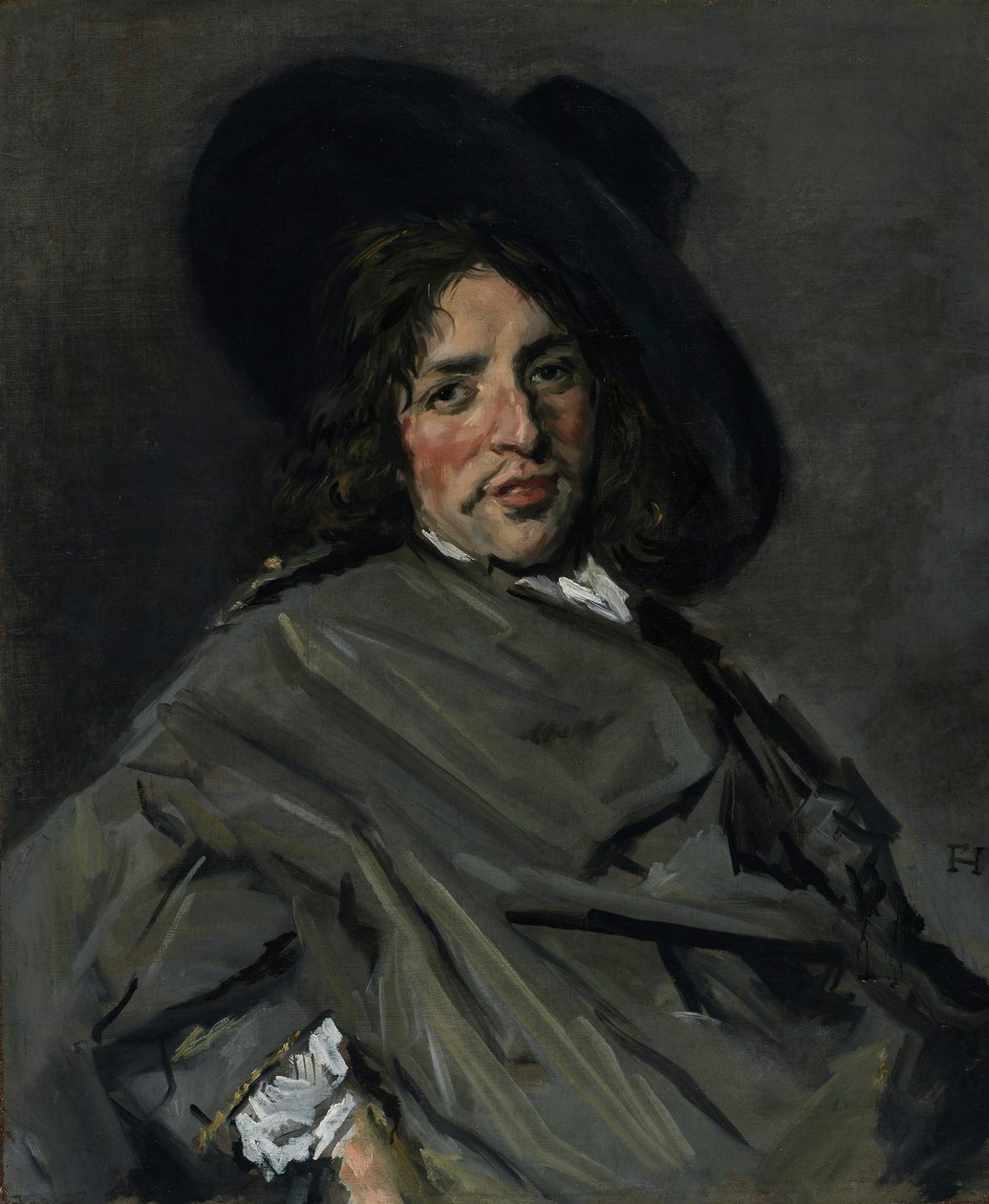 Portrét neznámého muže, 1660-63 od Frans Hals