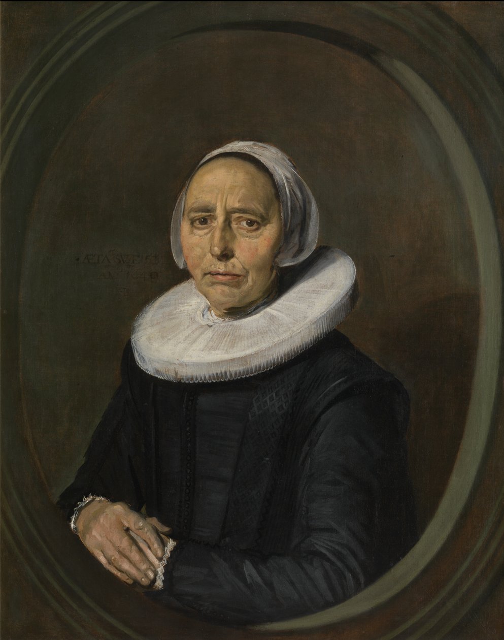 Portrét neznámé, 53leté ženy od Frans Hals