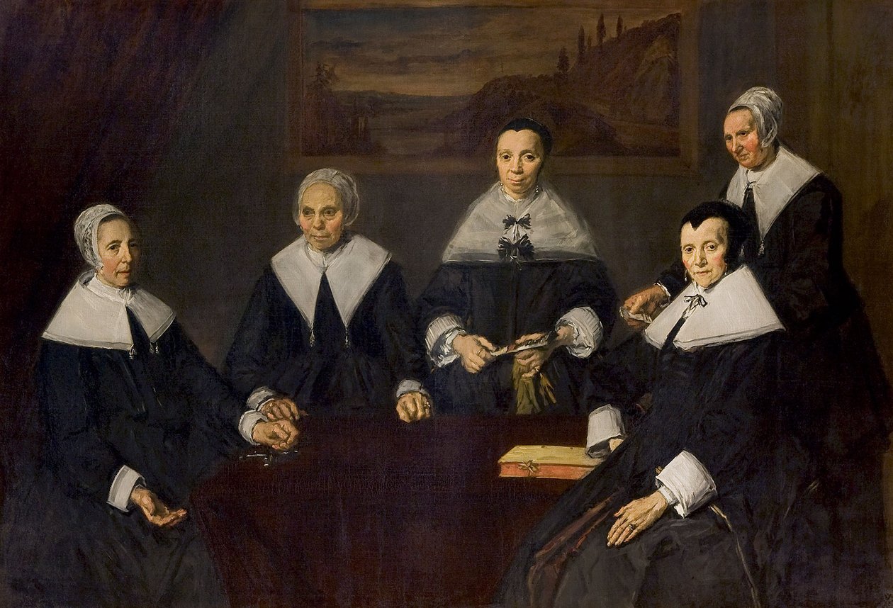 Regentky almužny pro staré muže od Frans Hals