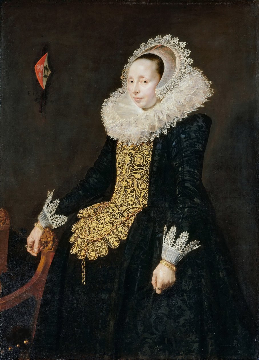 Portrét Cathariny Both van der Eem 1589-1666, 1620. od Frans Hals after .