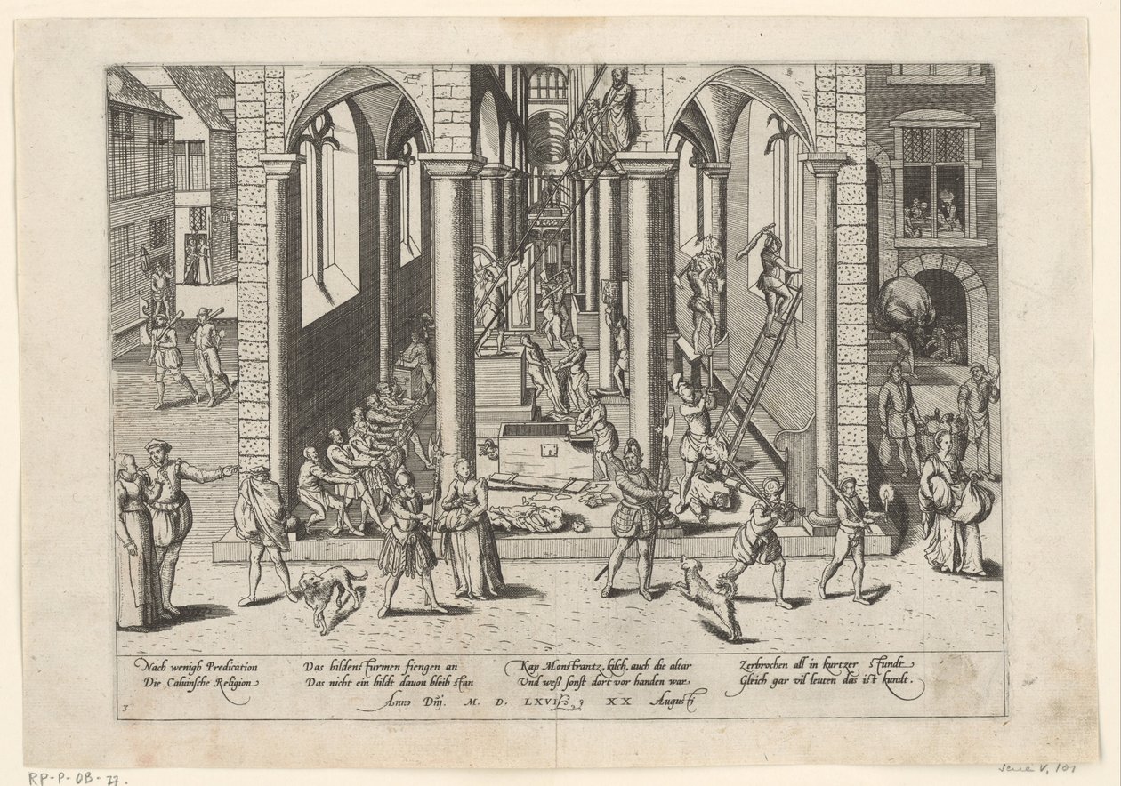 Obrazoborectví, 1566 Series 5: Dutch Events, 1566-1570 (název série) od Frans Hogenberg