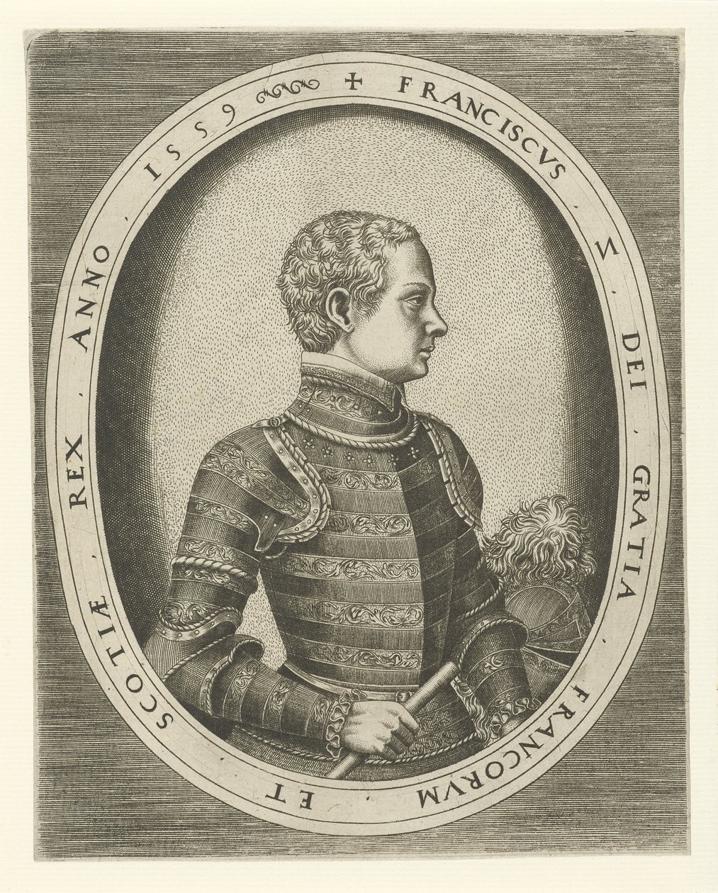 Portrét Františka II Francie 1544-1560, 1559 od Frans Huys