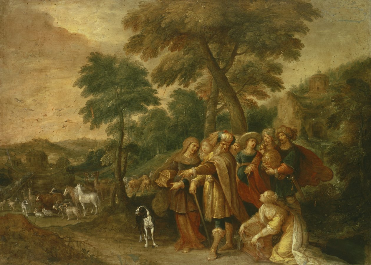 Noe vstupuje do archy od Frans II Francken