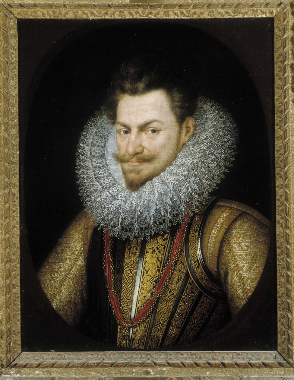 Portrét rakouského arcivévody Alberta, guvernéra Nizozemska od Frans II Pourbus