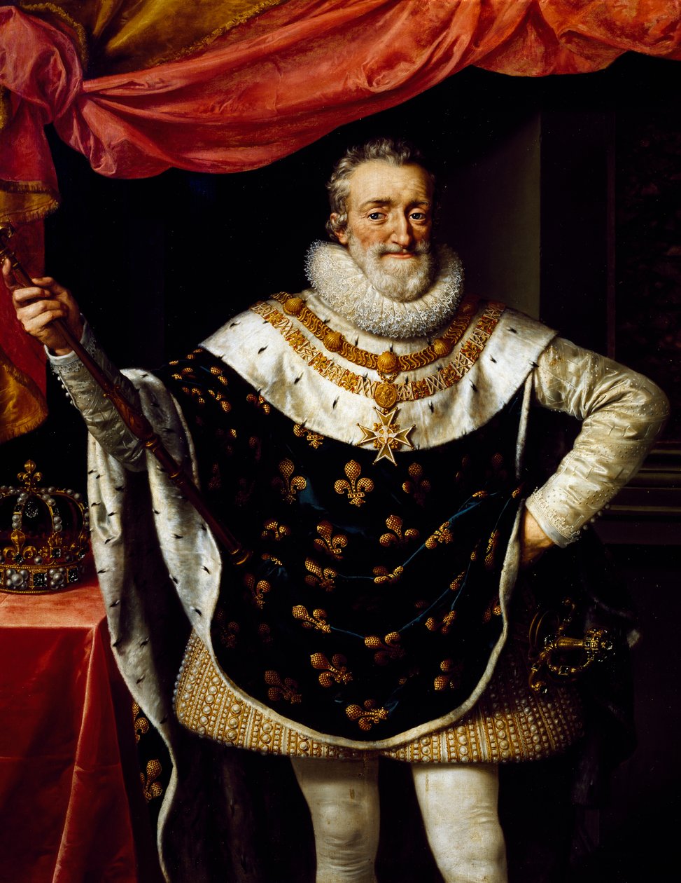 Portrét francouzského Jindřicha IV. (Pau od Frans II Pourbus