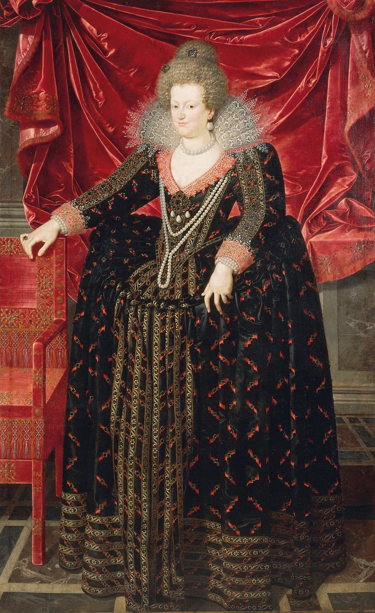 Portrét Marie de Medici (Florencie od Frans II Pourbus