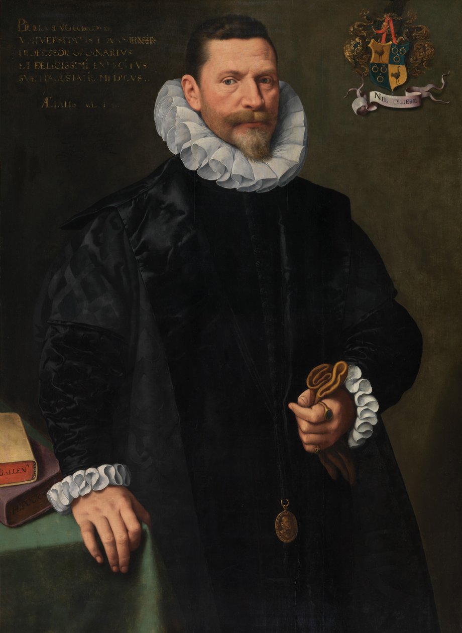 Portrét Petruse Richarduse (olej na panelu) od Frans II Pourbus