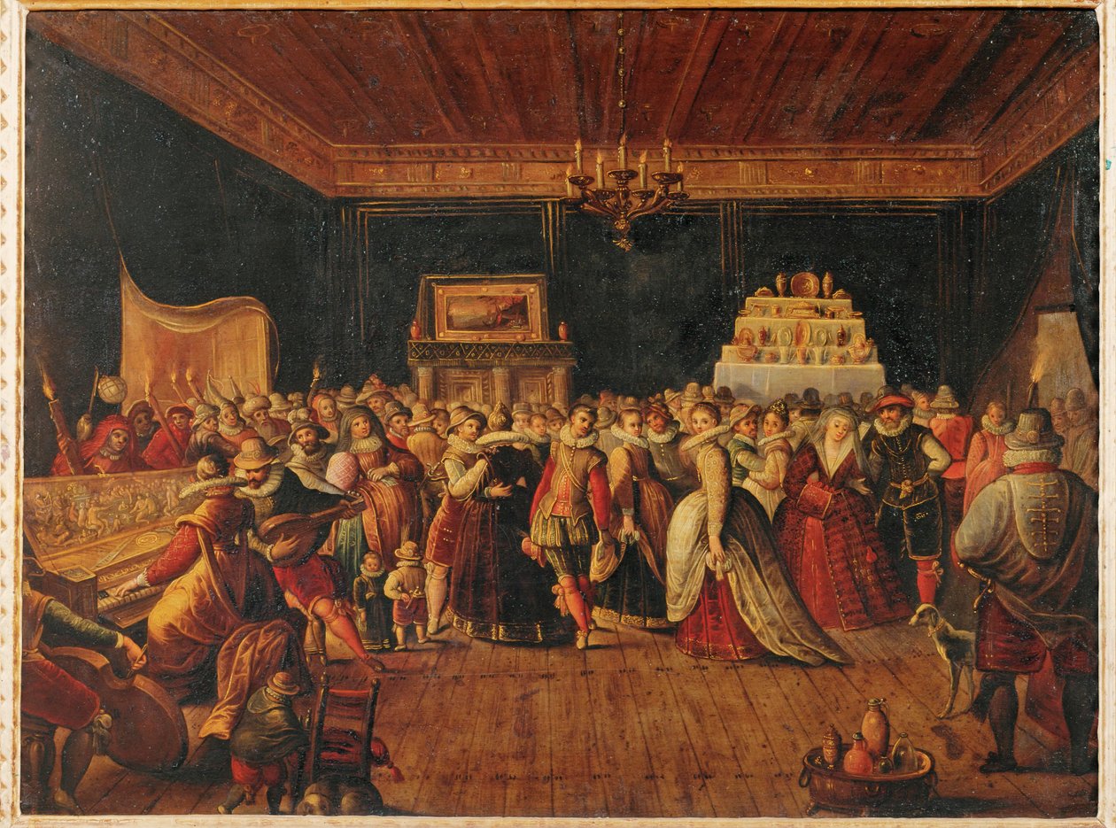 Koule ... (malba na plátně) od Frans II the Younger (school of) Francken