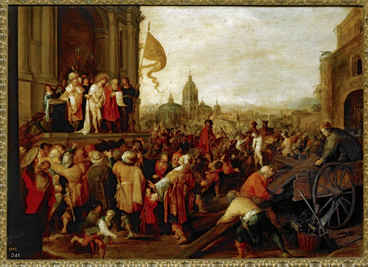 Kristus odsouzený Pilátem... od Frans II the Younger Francken