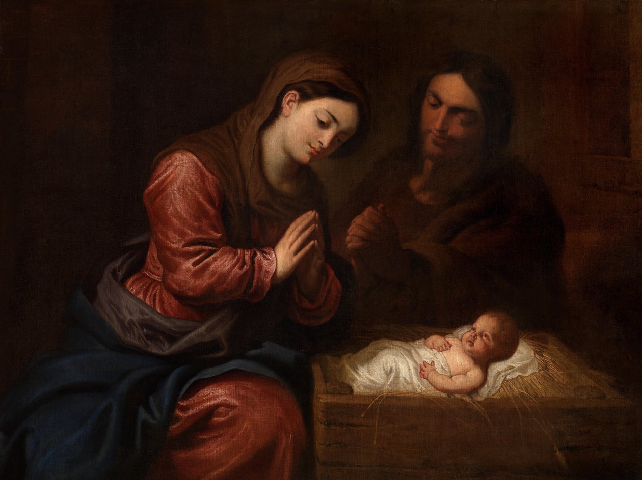 Narození Krista (olej na plátně) od Frans II the Younger Francken