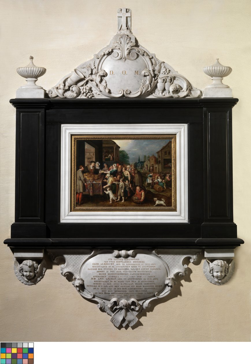 Sedm skutků milosrdenství (olej na panelu) od Frans II the Younger Francken