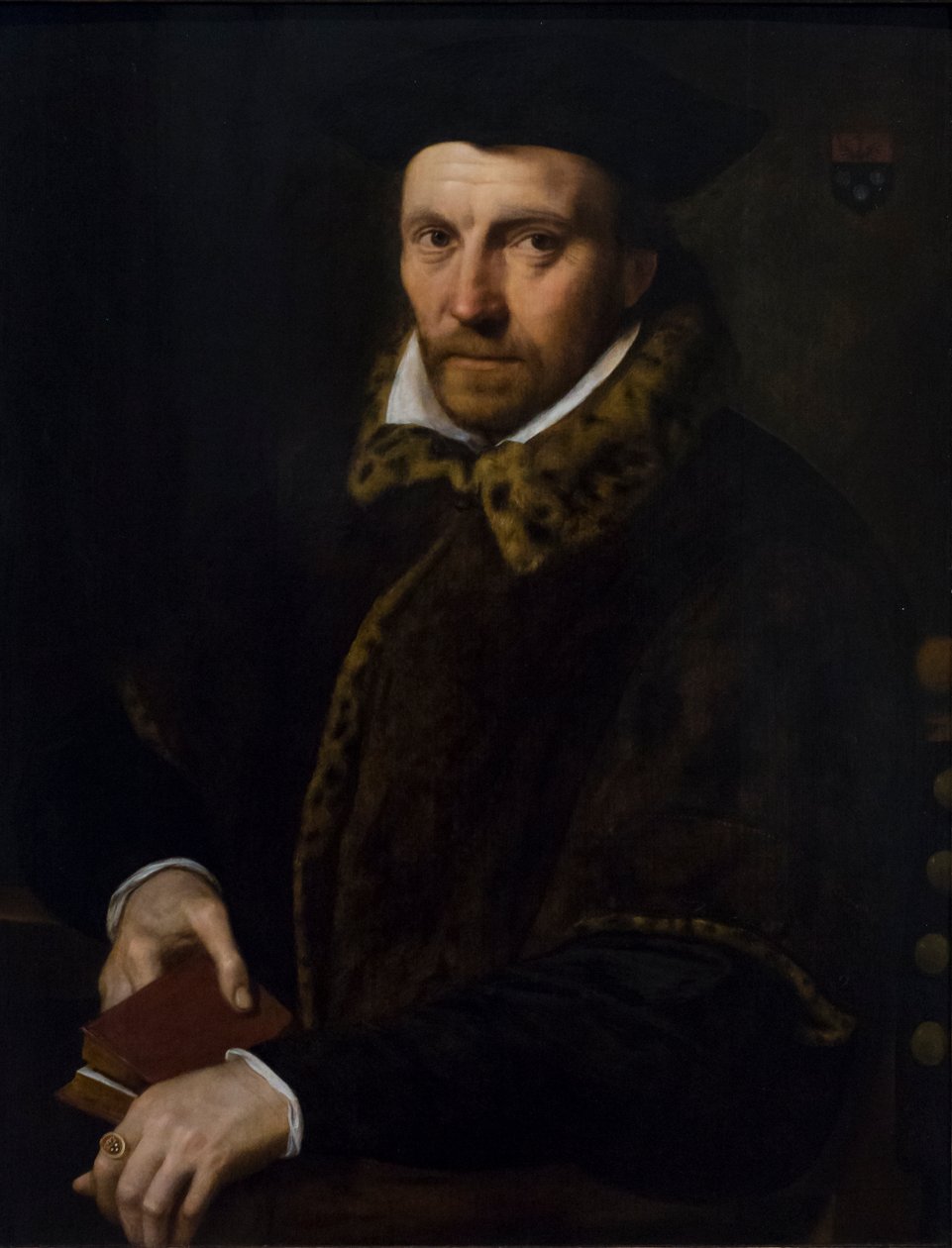 Portrét Dom Andrease Boulingiera, kolem roku 1580 (olej na dubovém dřevě) od Frans I Pourbus