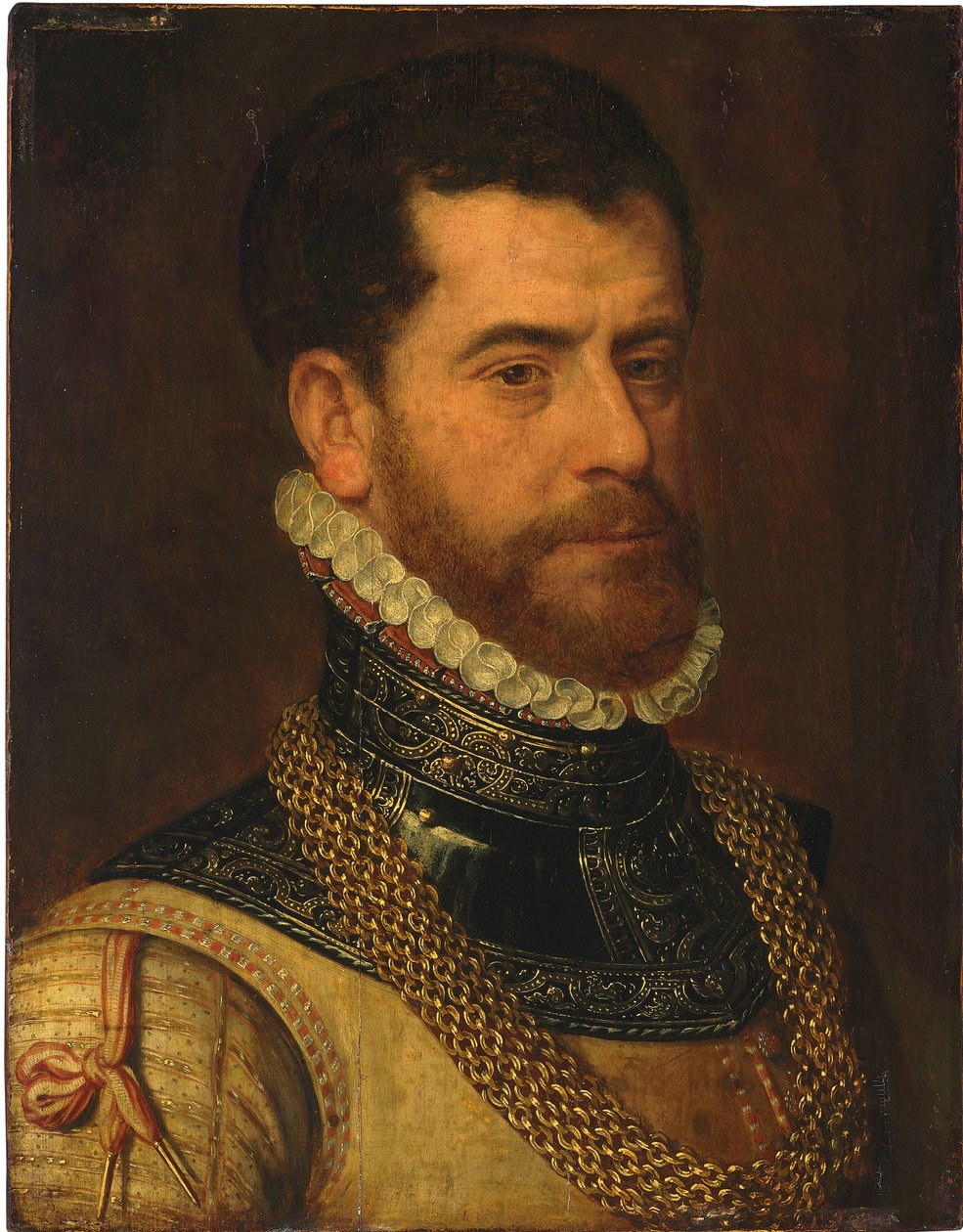Portrét gentlemana s monogramem Dona Gaspara de Haro y Guzman od Frans I Pourbus