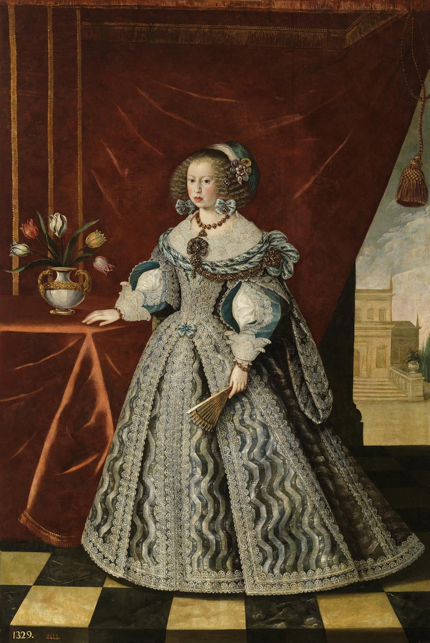 Španělština:  Mariana de Austria Mariana Rakouská od Frans Luycx