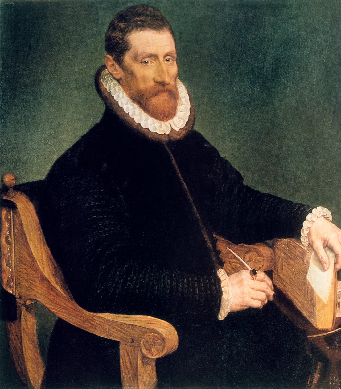 Portrét muže, 16. století. od Frans Pourbus the Elder