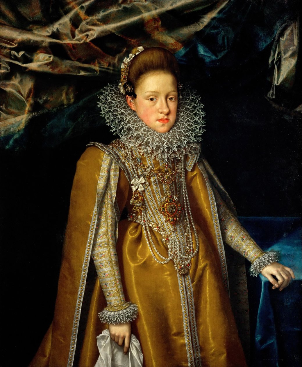 Portrét arcivévodkyně Marie Maddaleny Rakouské 1587-1631, velkovévodkyně z Toskánska, cca 1604 od Frans Pourbus the Younger