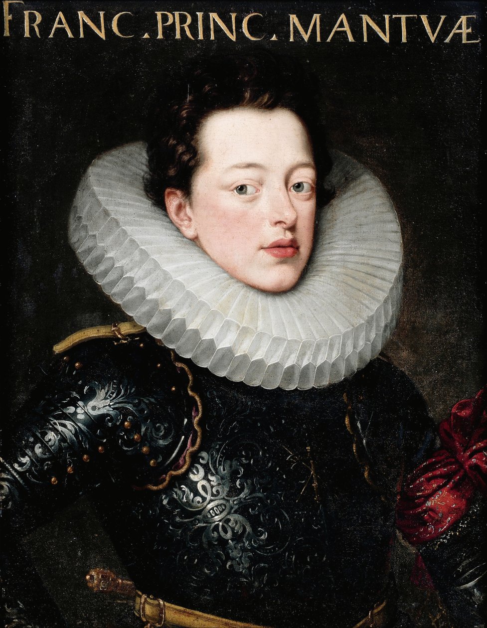 Portrét Francesca IV Gonzagy 1586-1612, vévody z Mantovy. od Frans Pourbus the Younger