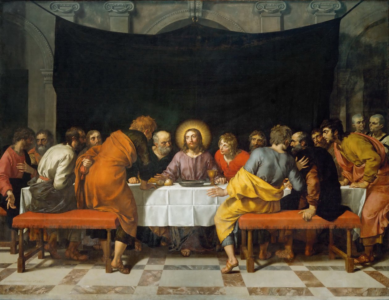 Poslední večeře od Frans Pourbus the Younger