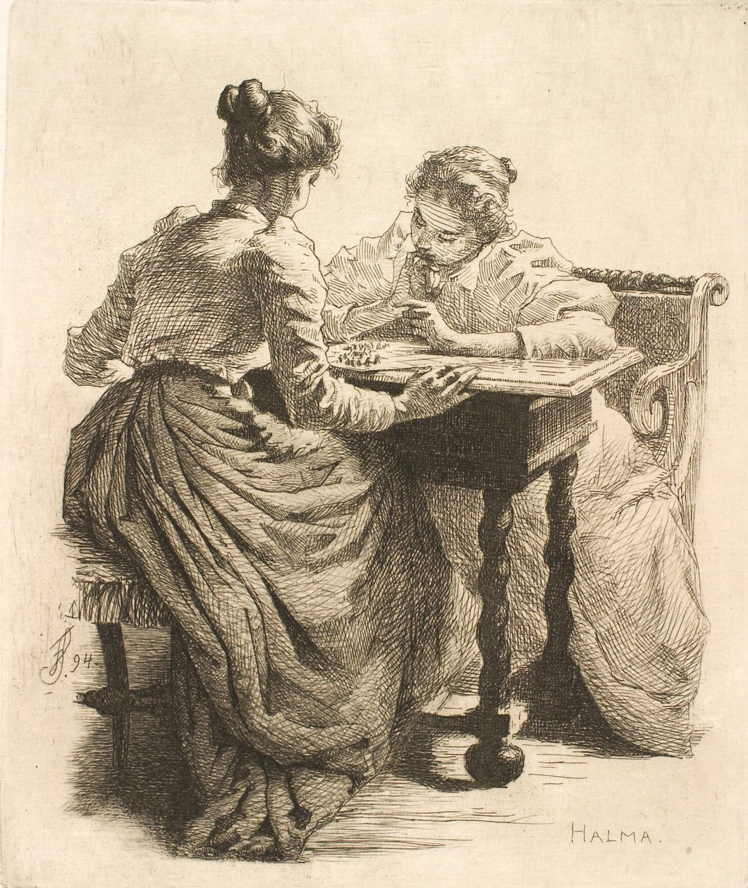 Halma od Frans Schwartz