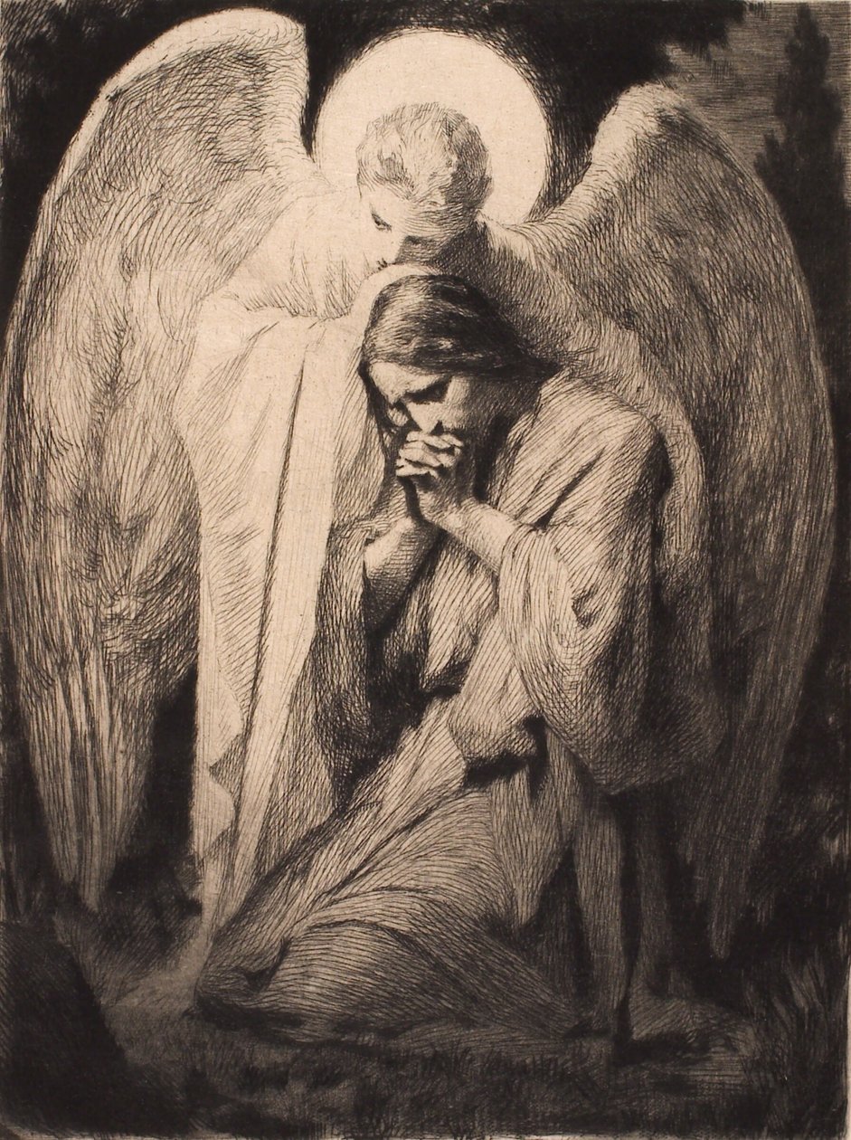 Kristus v Getsemanech od Frans Schwartz
