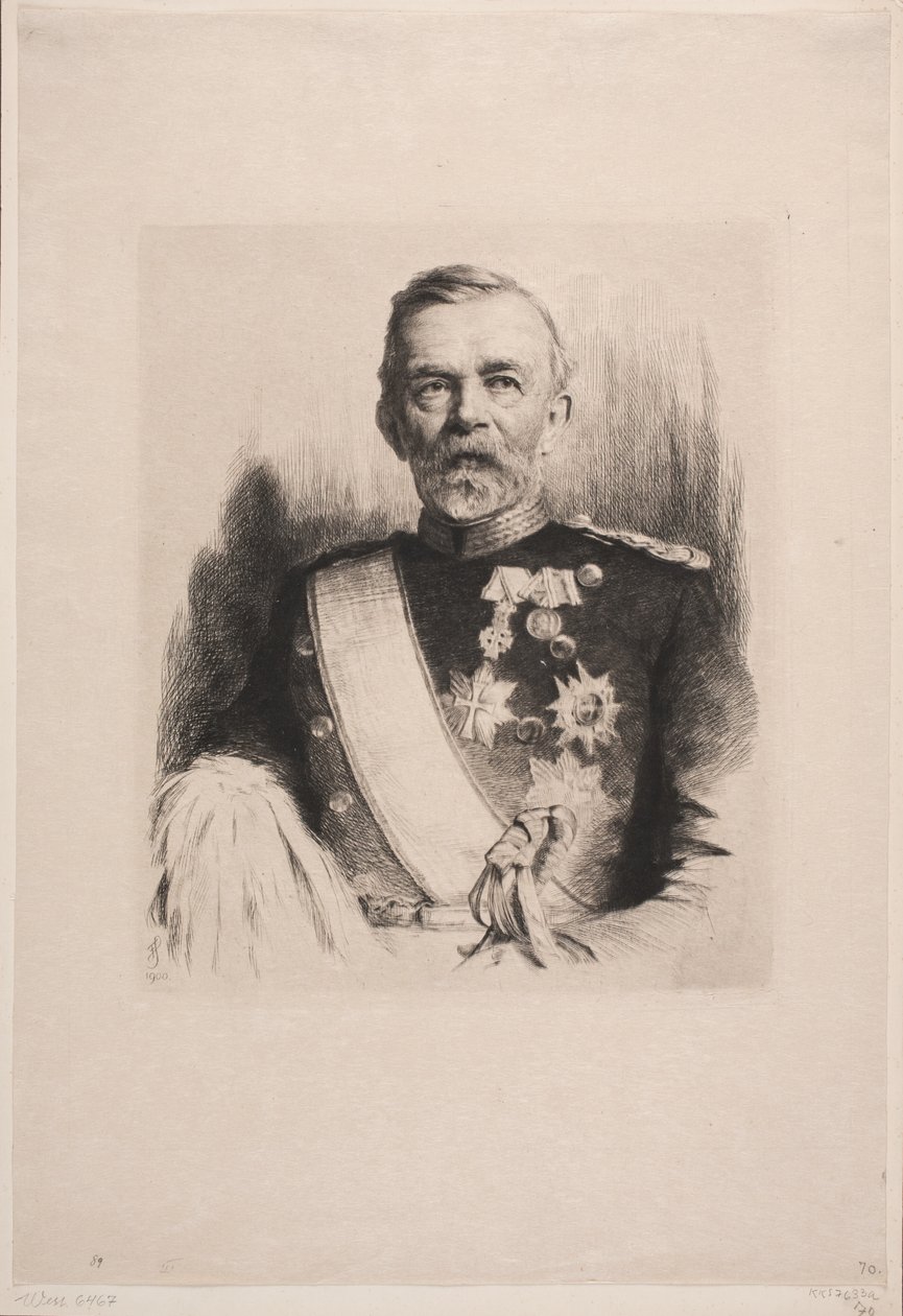 Portrét generálmajora L. Koefoeda od Frans Schwartz
