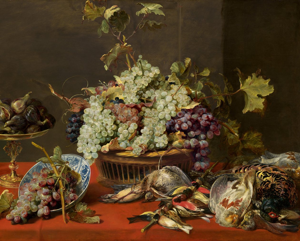 Zátiší s hrozny a zvěří, c. 1630. od Frans Snyders