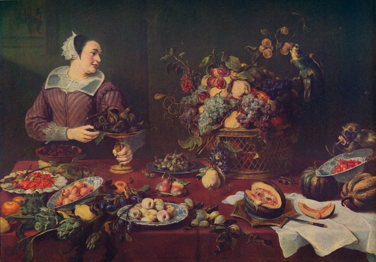 La Vendedora De Frutas, Prodavačka ovoce, 1636, c1934 od Frans Snyders or Snijders